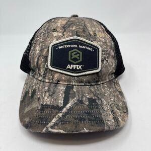 Richardson Snapback Hat Water Fowl Realtree Camo Hunting Affix Timber Mesh Cap‎